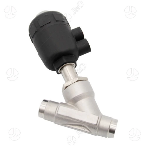 Stainless Steel Pneumatic Weld Angle Seat Valve