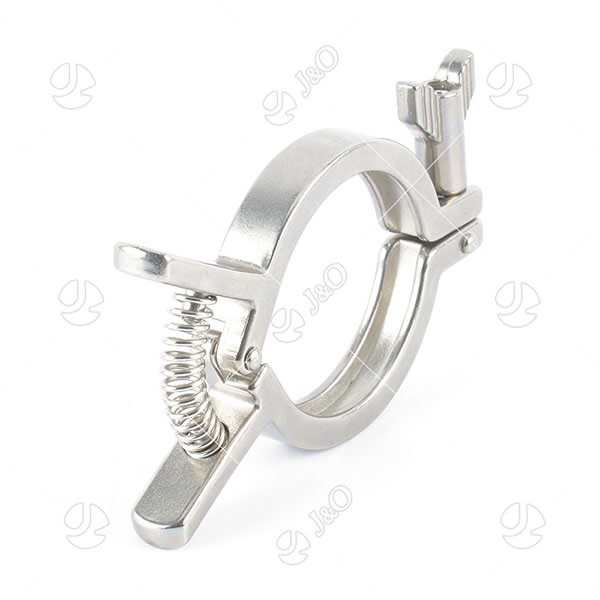 Sanitary Stainless Steel 13MHH-11 Single Pin Clamp With Spring Return