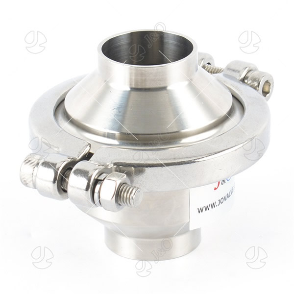 Sanitary Stainless Steel Butt Weld Check Valve With High Pressure Clamp