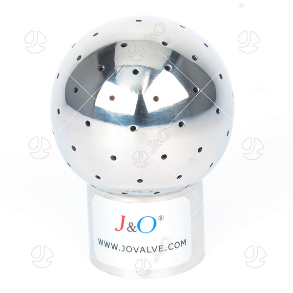 Sanitary Stainless Steel Female Thread Fixed Cleaning Ball