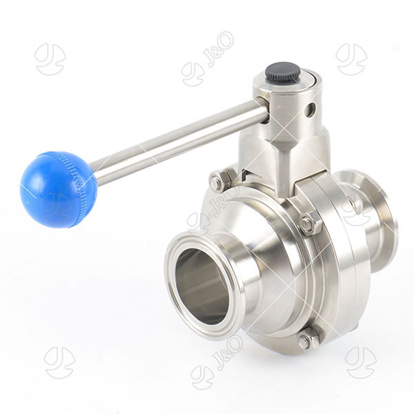 Stainless Steel Tri Clamp Clamped Butterfly Ball Valve