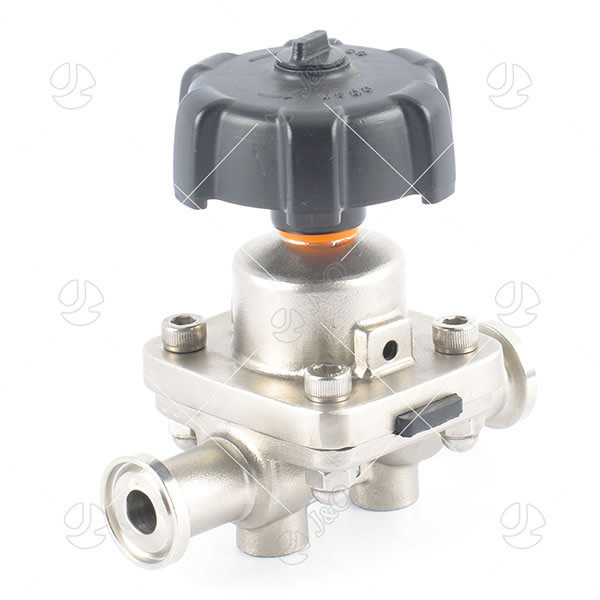 Sanitary Stainless Steel Clamped Manual Diaphragm Valve