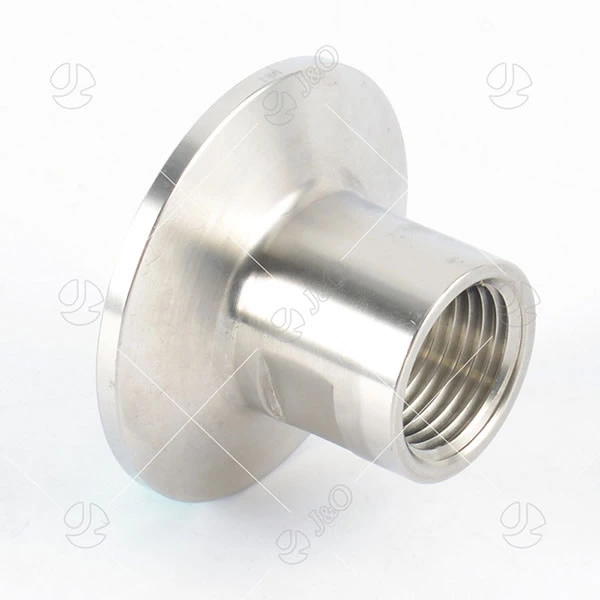 Sanitary Stainless Steel Female-Clamped Pipe Adapter