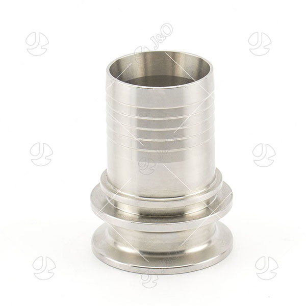 Sanitary Stainless Steel Round End Tri Clamp Hose Adapter