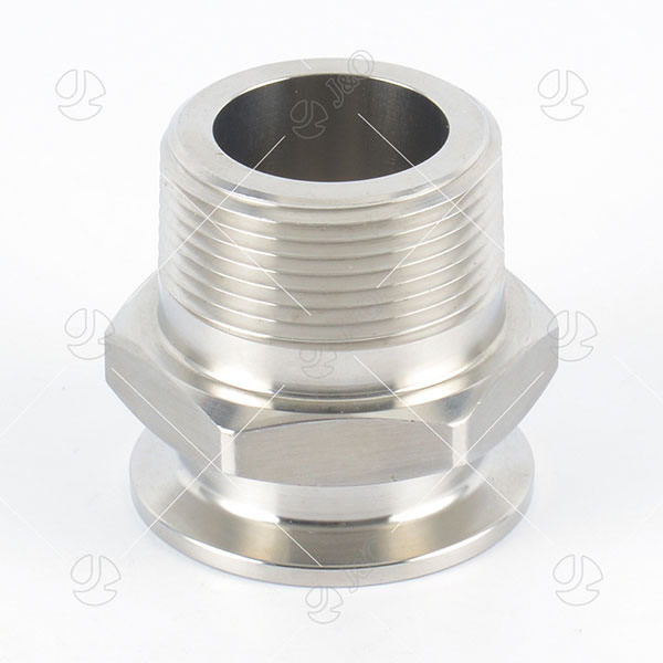 Stainless Steel Hexagon Male-Clamped Adapter