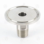 Stainless Steel Sanitary Long Type Male-Clamped Adapter