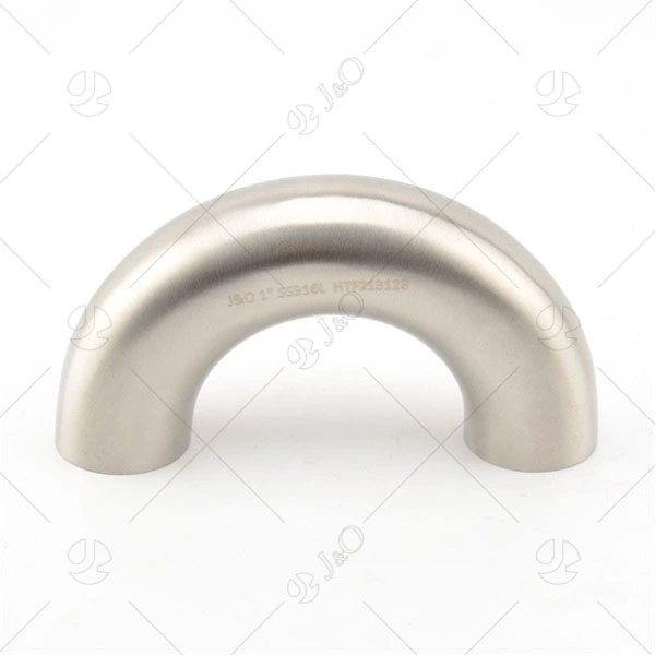DIN Sanitary Stainless Steel 180 Degree Welded U Type Elbow