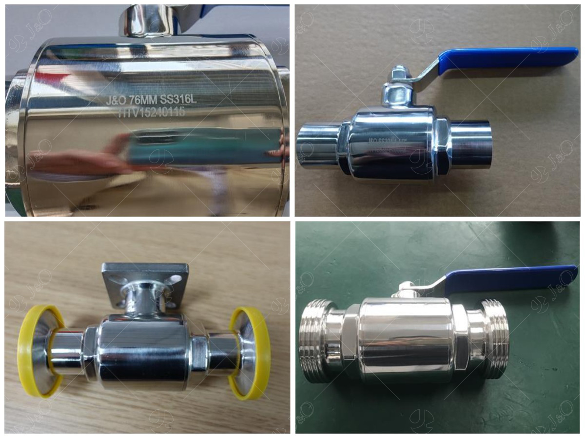 Sanitary Stainless Steel Clamped Ball Valve