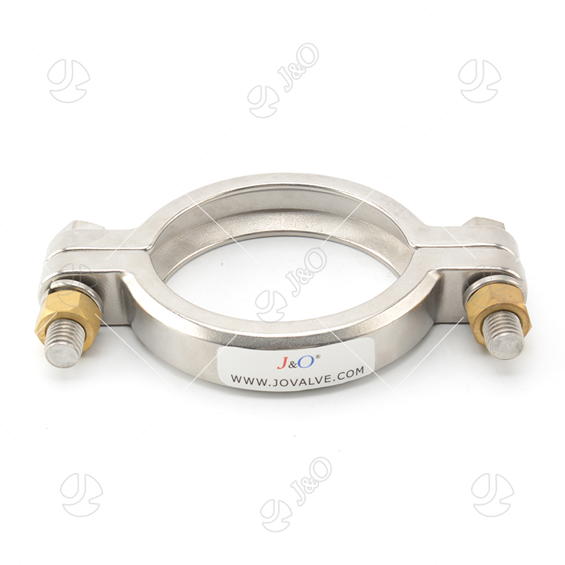 Sanitary Stainless Steel I-Line Double-Bolt Clamp 13IU