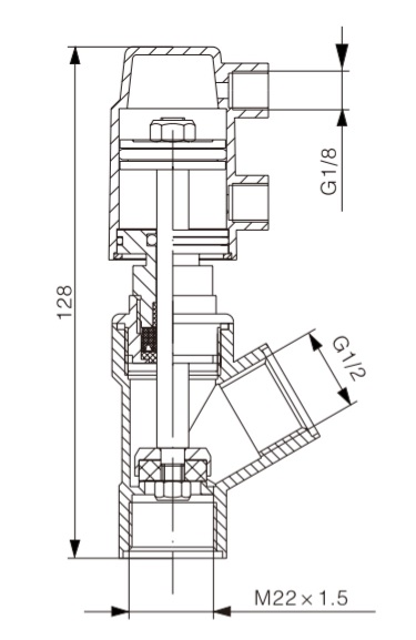 Stainless Steel Vertical Pneumatic Filling Valve