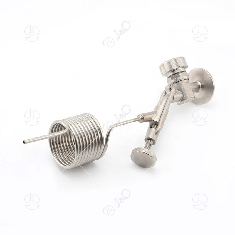 Sanitary Zwickel Knob Style Sampling Valve With Pig Tail Proof Coil