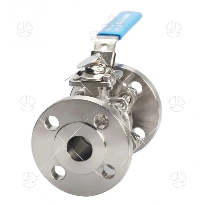 Hygienic Stainless Steel 3PCS Flanged Ball Valve