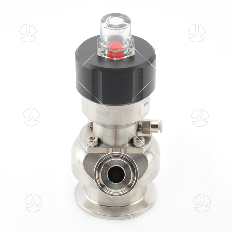 Hygienic Stainless Steel Clamped Pneumatic Single Port Aseptic Sampling Valve
