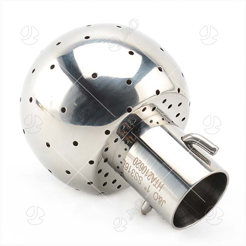 Hygienic Stainless Steel Fixed Bolted Cleaning Ball