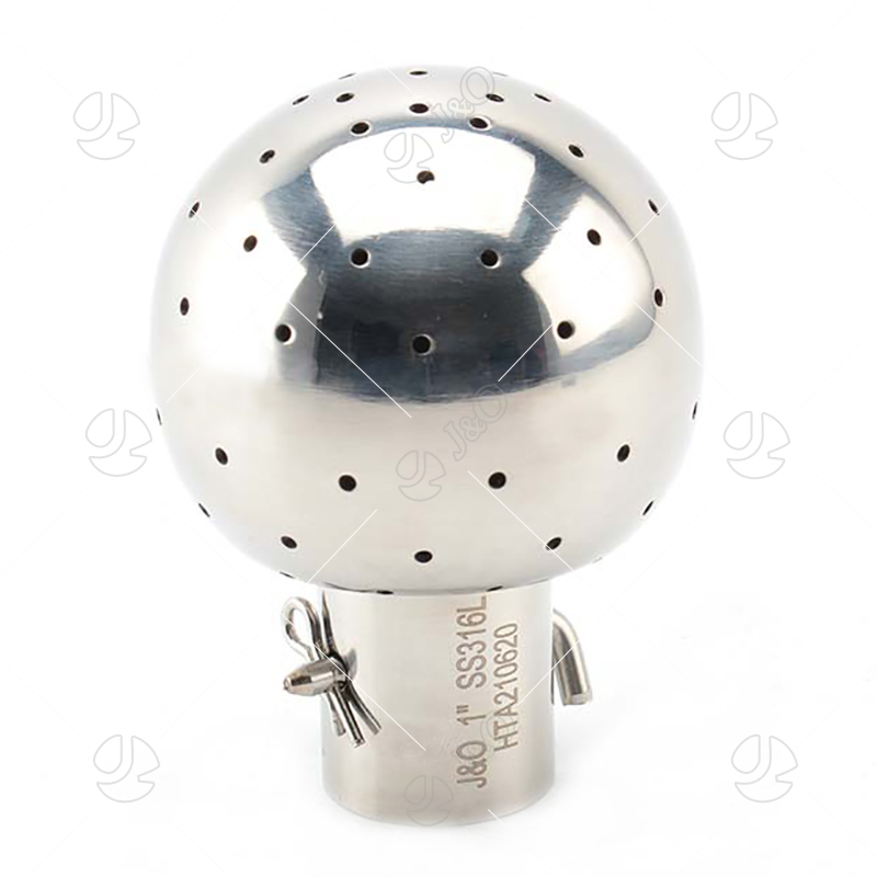 Hygienic Stainless Steel Fixed Bolted Cleaning Ball
