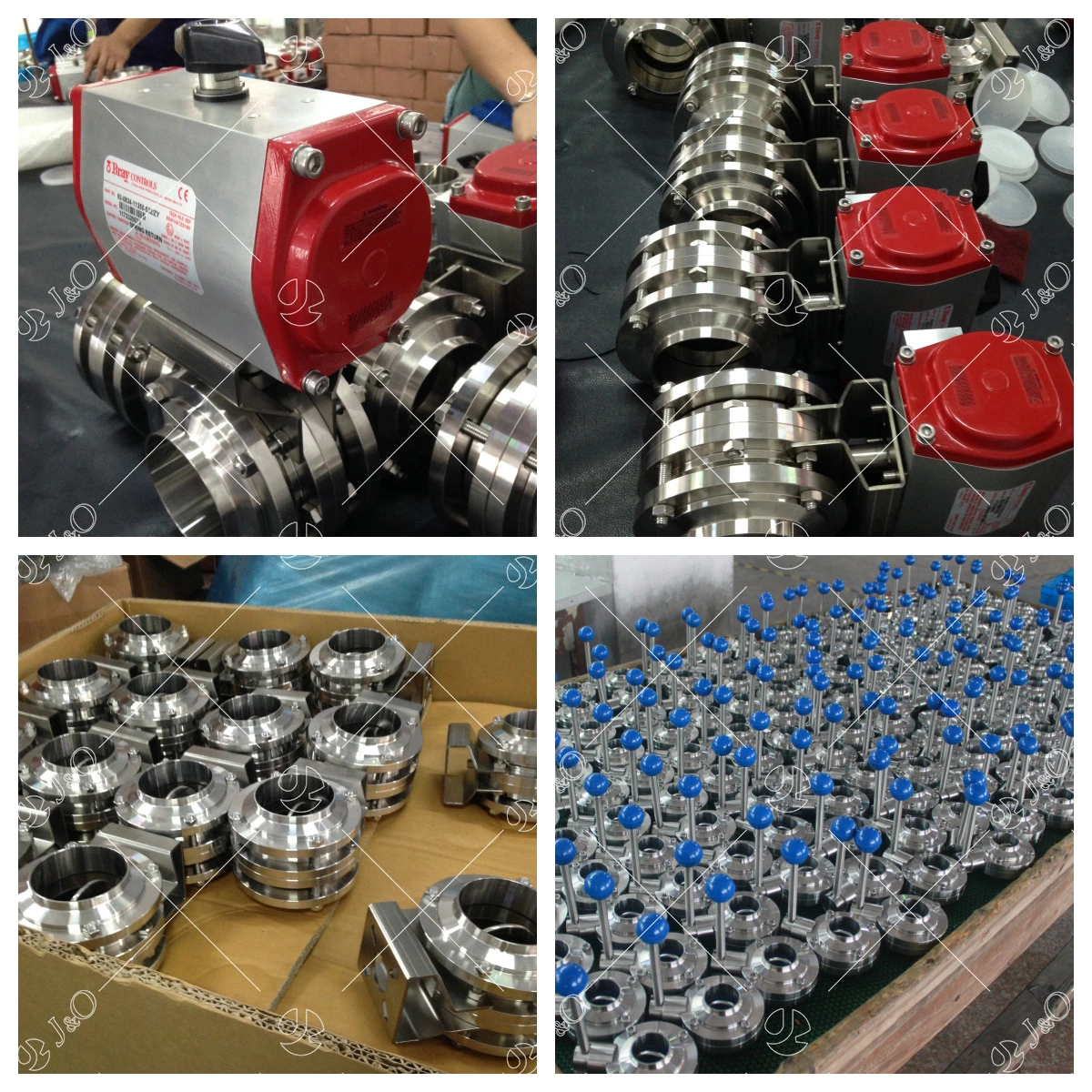 Sanitary Stainless Steel 3PCS Butterfly Valve