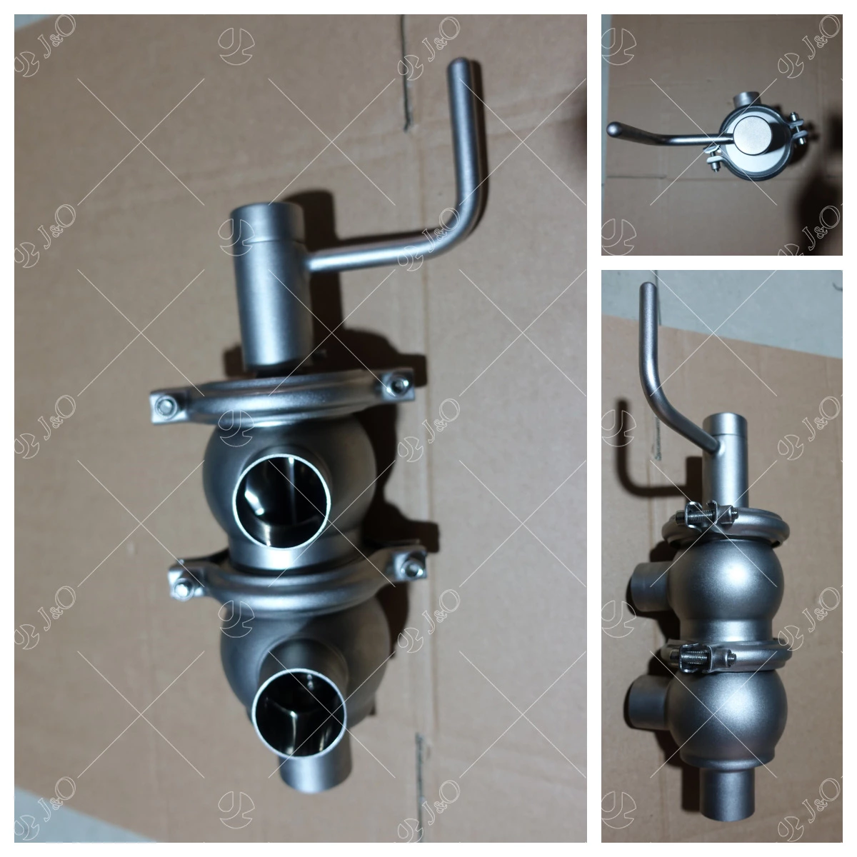 Stainless Steel Sanitary TL Type Manual Clamp Divert Valve