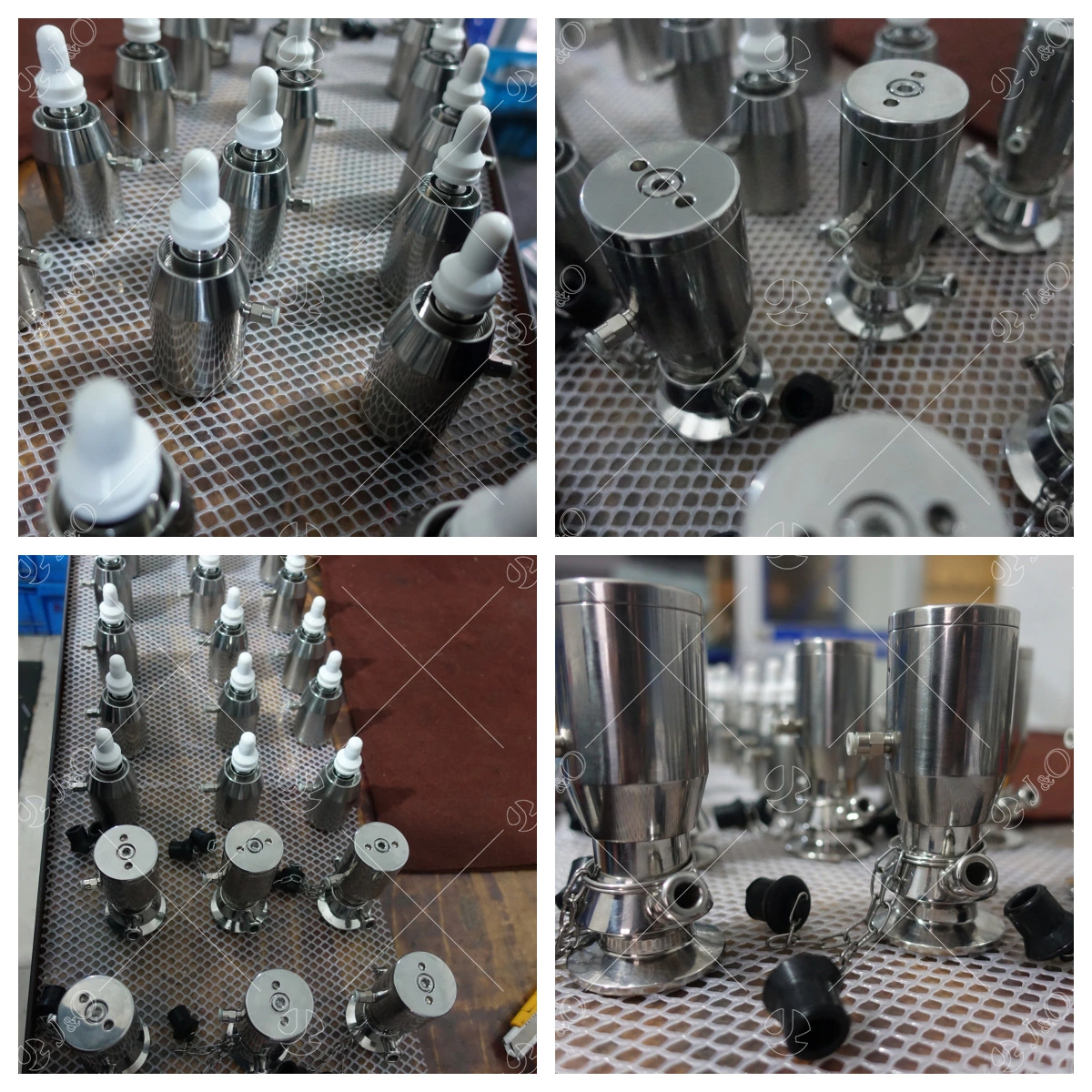 Sanitary Stainless Steel Aseptic Sampling Valve with Double Outlet
