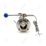 Sanitary Stainless Steel Manual Butterfly Valve With Position Sensor