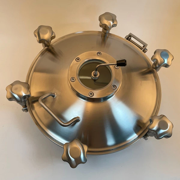 Shipping Pictures of Round Outward Manway With Sight Glass