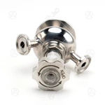 Aseptic Stainless Steel Manual Sampling Valve With Indicator