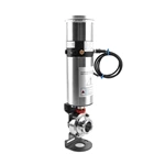 Sanitary Stainless Steel Pneumatic Butterfly Valve With Positioner