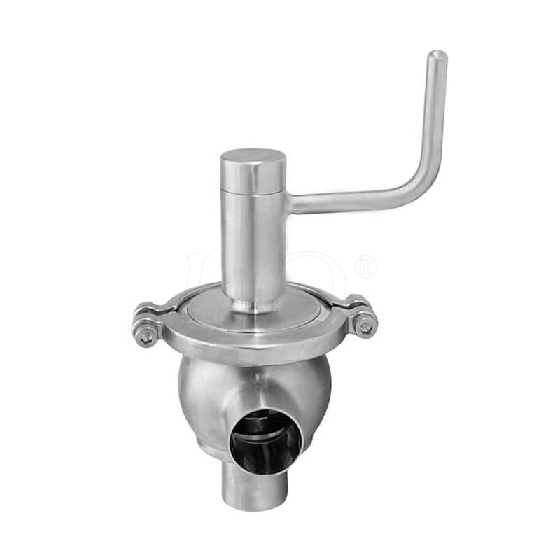 Sanitary Stainless Steel Manual L Type Welding Divert Valve