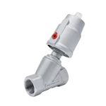 Stainless Steel Pneumatic Female Angle Seat Valve