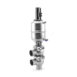 Sanitary Stainless Steel Pneumatic Welded Divert Valve