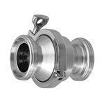 Sanitary Stainless Steel Thread Male Check Valve