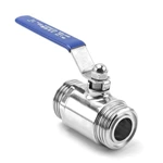 Sanitary Stainless Steel Food Male-Male Thread Ball Valve