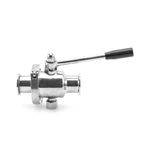 Saniary Stainless Steel Hygienic Non-Retention Clamped Type Ball Valve