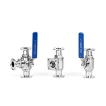 Santiary Stainless Steel Direct Way Ball Valve