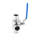 Sanitary Stainless Steel Welding 3 Way Ball Valve