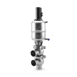 Sanitary Stainless Steel Pneumatic Welded Divert Valve