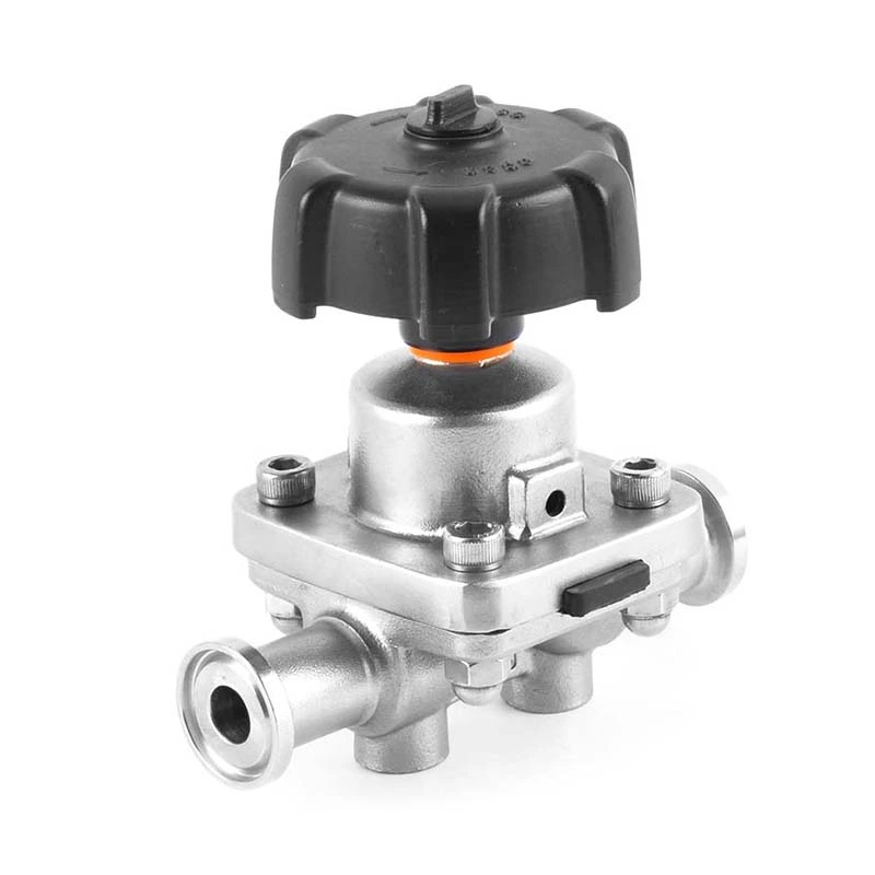 Sanitary Stainless Steel Clamped Diaphragm Valve