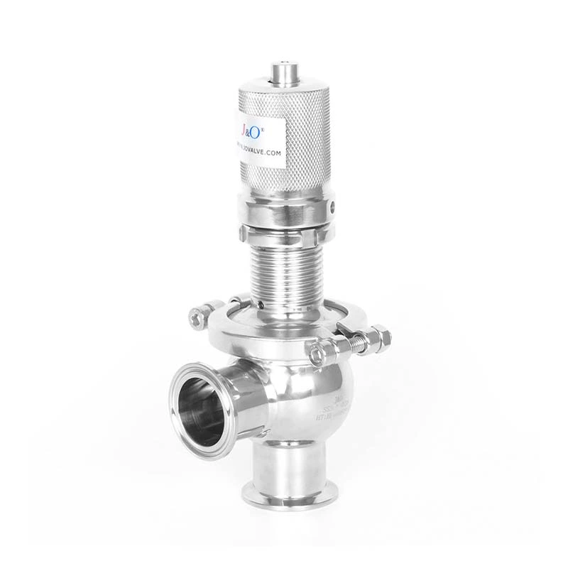 Sanitary Stainless Steel Clamp Relief Safety Valve