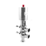 Sanitary Stainless Steel Pneumatic Clamped Reversing Valve