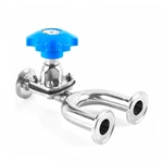 Sanitary Stainless Steel U Type Tri-Clamp Diaphragm Valve