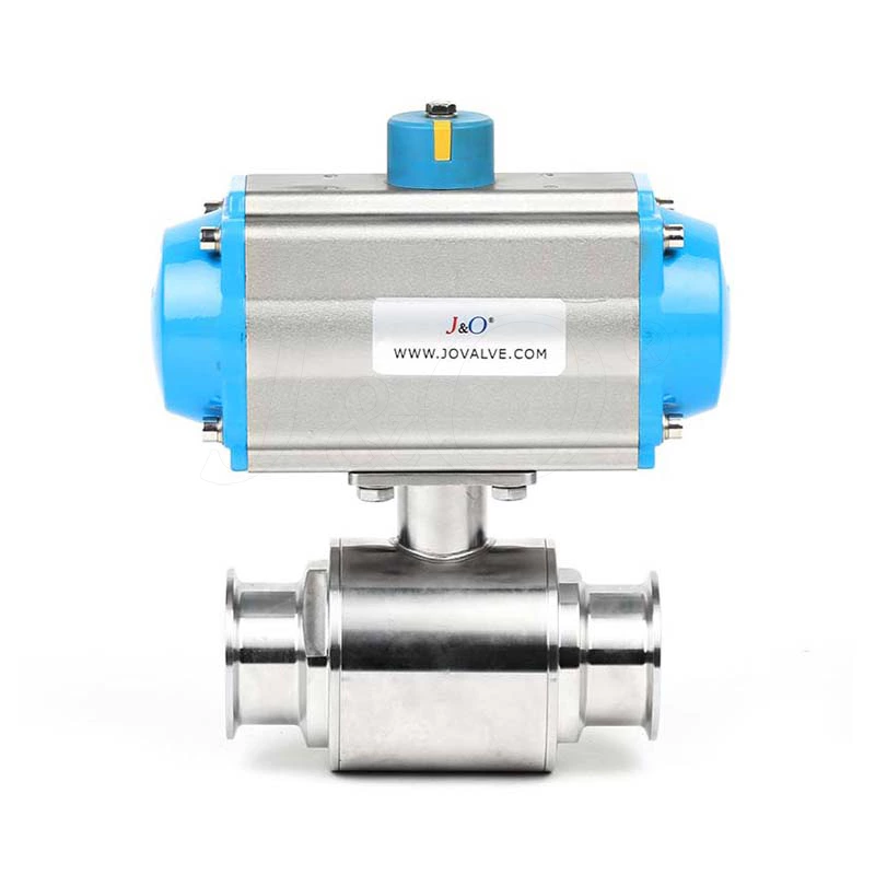 Sanitary Stainless Steel Pneumatic Tri Clamp Ball Valve