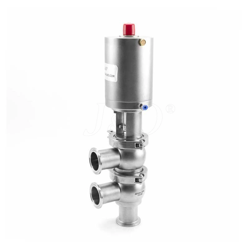 Sanitary Stainless Steel Pneumatic Clamped Reversing Valve