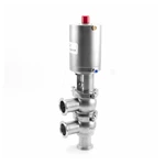 Sanitary Stainless Steel Pneumatic Clamped Reversing Valve