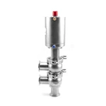 Sanitary Stainless Steel Pneumatic Clamped Reversing Valve