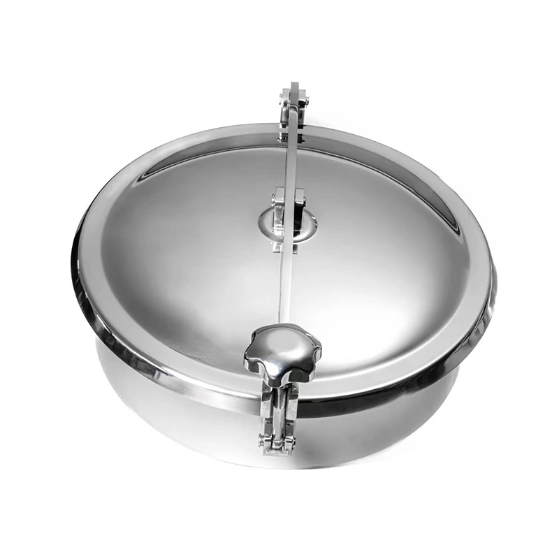 Stainless Steel Round Manway Cover Without Pressure