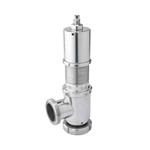 Sanitary Stainless Steel Pressure Relief Safety Valve With Union Ends