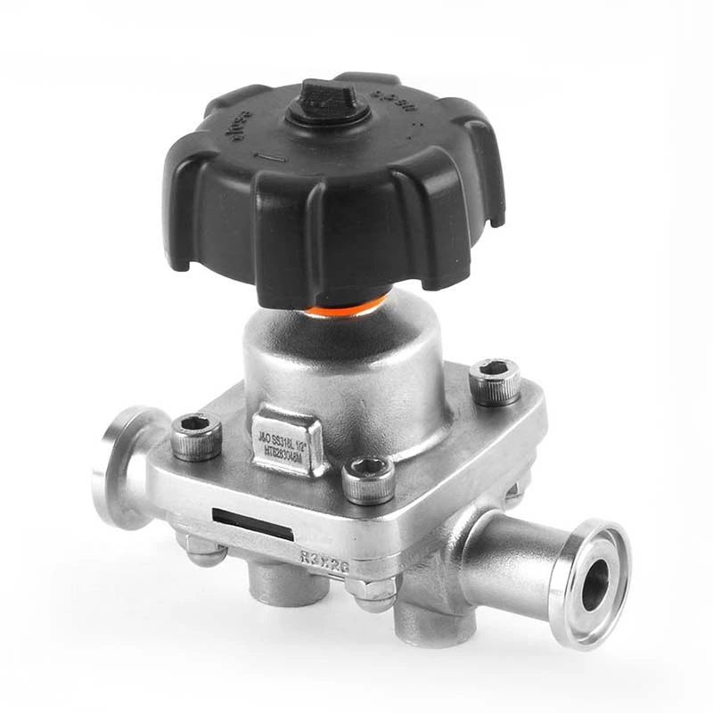 Sanitary Stainless Steel Clamped Diaphragm Valve