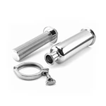 Sanitary Stainless Steel Tri Clamp Straight Filter With Wedge Wire Screen