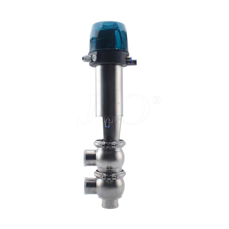 Sanitary Stainless Steel Welding Divert Valve With C Top