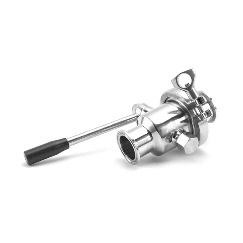 Saniary Stainless Steel Hygienic Non-Retention Clamped Type Ball Valve