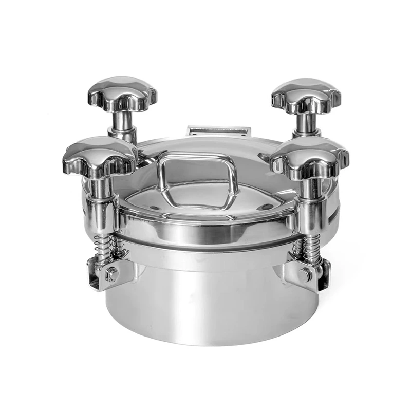 Sanitary Stainless Steel Round Pressure Handhole